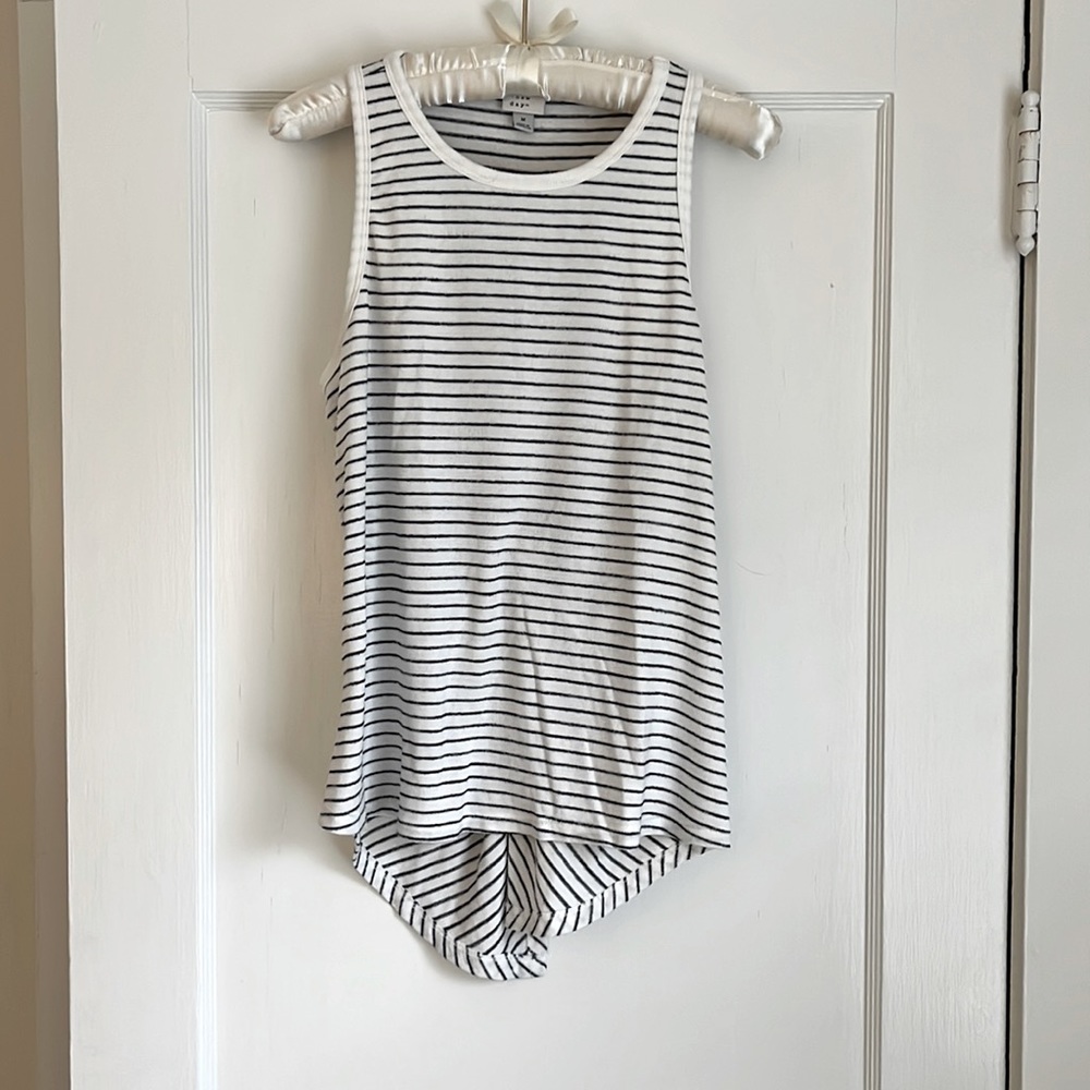 Tie backed tank top